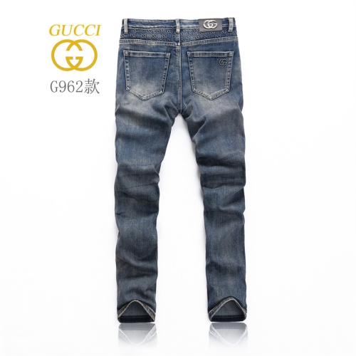 Replica Gucci Jeans For Men #1251302 $42.00 USD for Wholesale