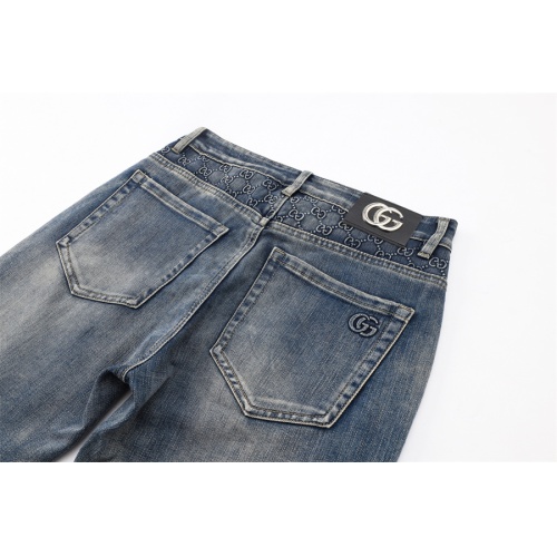 Replica Gucci Jeans For Men #1251302 $42.00 USD for Wholesale