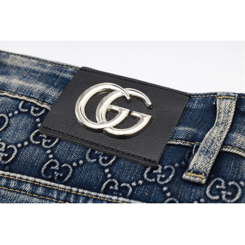 Replica Gucci Jeans For Men #1251302 $42.00 USD for Wholesale