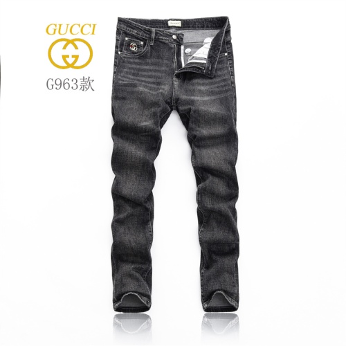 Replica Gucci Jeans For Men #1251303 $42.00 USD for Wholesale