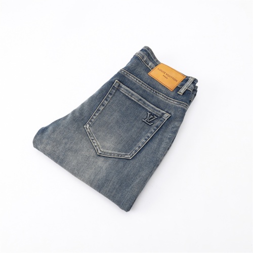 Wholesale Louis Vuitton LV Jeans For Men #1251305 $42.00 USD, Wholesale Quality Replica Louis Vuitton LV Jeans