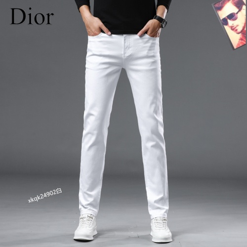 Replica Christian Dior Jeans For Men #1251320 $42.00 USD for Wholesale