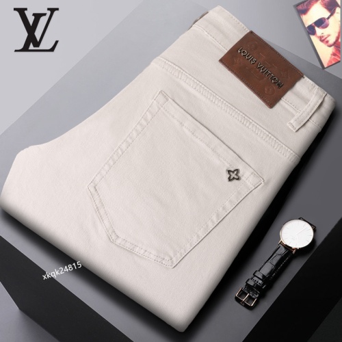 Wholesale Louis Vuitton LV Jeans For Men #1251321 $42.00 USD, Wholesale Quality Replica Louis Vuitton LV Jeans