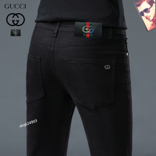 Replica Gucci Jeans For Men #1251326 $42.00 USD for Wholesale