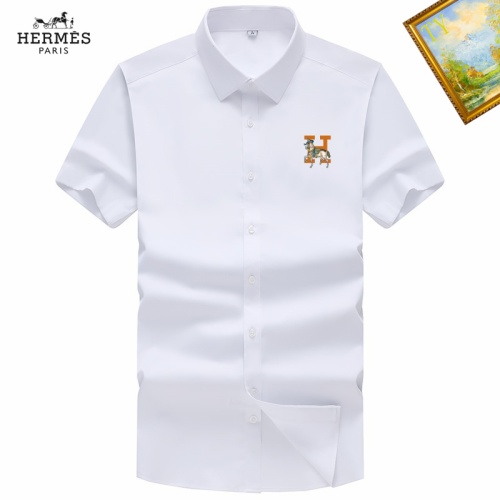 Wholesale Hermes Shirts Short Sleeved For Unisex #1251333 $38.00 USD, Wholesale Quality Replica Hermes Shirts