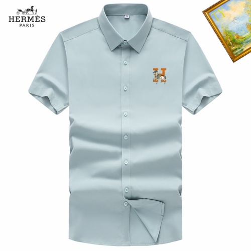 Wholesale Hermes Shirts Short Sleeved For Unisex #1251335 $38.00 USD, Wholesale Quality Replica Hermes Shirts