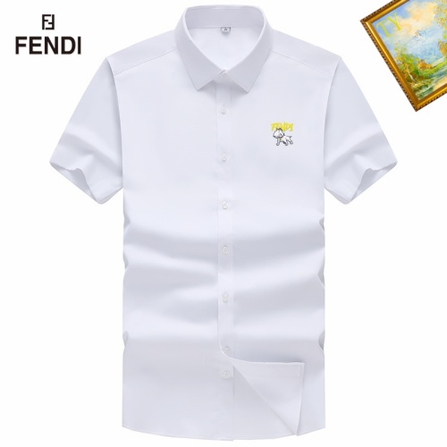 Wholesale Fendi Shirts Short Sleeved For Unisex #1251373 $38.00 USD, Wholesale Quality Replica Fendi Shirts