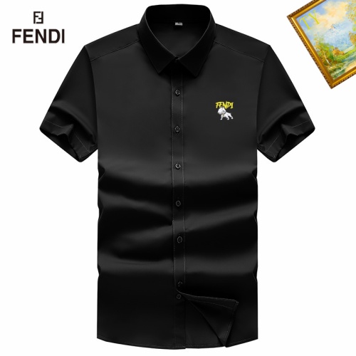 Wholesale Fendi Shirts Short Sleeved For Unisex #1251374 $38.00 USD, Wholesale Quality Replica Fendi Shirts