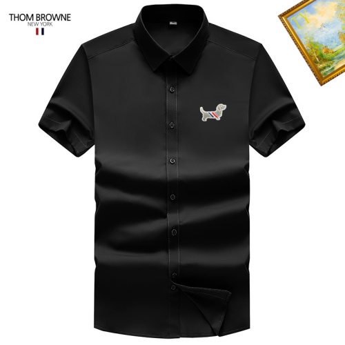 Wholesale Thom Browne TB Shirts Short Sleeved For Unisex #1251397 $38.00 USD, Wholesale Quality Replica Thom Browne TB Shirts