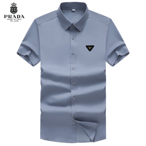 Wholesale Prada Shirts Short Sleeved For Unisex #1251415 $38.00 USD, Wholesale Quality Replica Prada Shirts