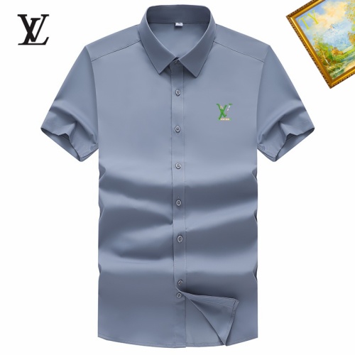 Wholesale Louis Vuitton LV Shirts Short Sleeved For Unisex #1251435 $38.00 USD, Wholesale Quality Replica Louis Vuitton LV Shirts