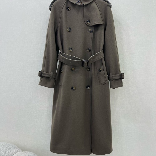 Wholesale Burberry Trench Coat Long Sleeved For Women #1251441 $225.00 USD, Wholesale Quality Replica Burberry Trench Coat