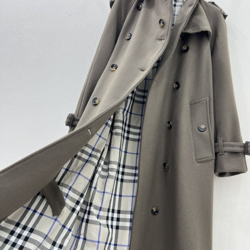 Replica Burberry Trench Coat Long Sleeved For Women #1251441 $225.00 USD for Wholesale