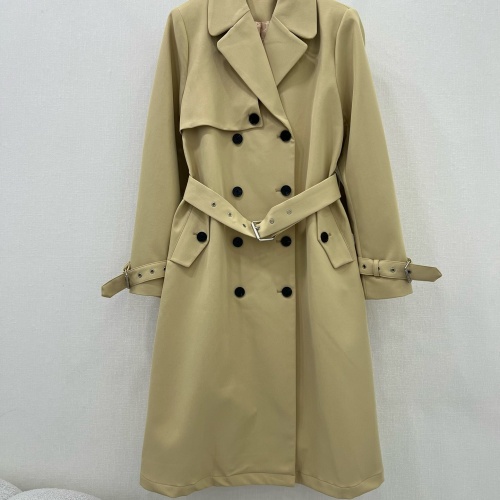 Wholesale Christian Dior Coat Long Sleeved For Women #1251487 $170.00 USD, Wholesale Quality Replica Christian Dior Coat