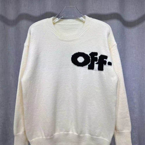 Wholesale Off-White Sweaters Long Sleeved For Unisex #1251515 $52.00 USD, Wholesale Quality Replica Off-White Sweaters