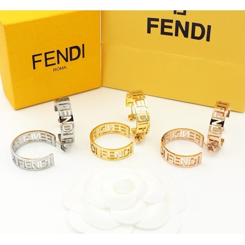 Replica Fendi Earrings For Women #1251618 $32.00 USD for Wholesale