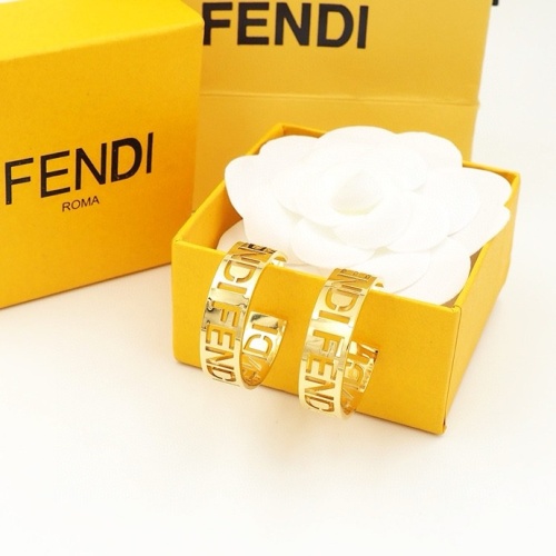 Replica Fendi Earrings For Women #1251619 $32.00 USD for Wholesale