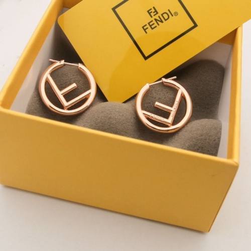 Replica Fendi Earrings For Women #1251621 $29.00 USD for Wholesale