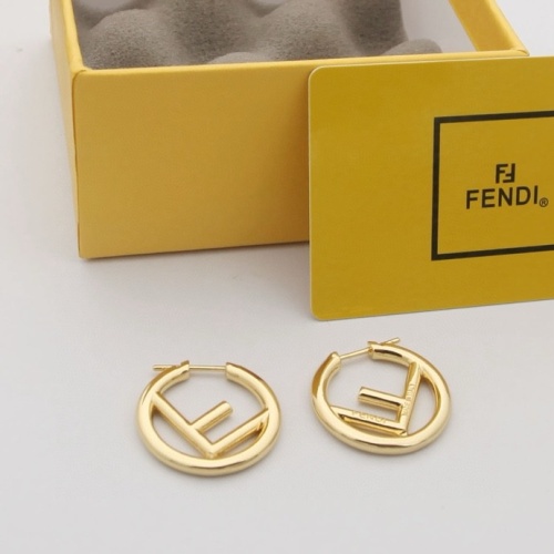 Wholesale Fendi Earrings For Women #1251622 $29.00 USD, Wholesale Quality Replica Fendi Earrings