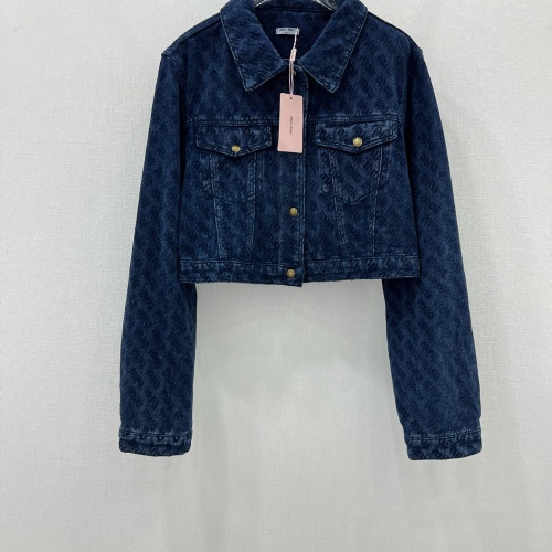 Wholesale MIU MIU Jackets Long Sleeved For Women #1251625 $105.00 USD, Wholesale Quality Replica MIU MIU Jackets