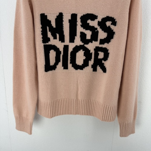 Replica Christian Dior Sweaters Long Sleeved For Women #1251687 $88.00 USD for Wholesale