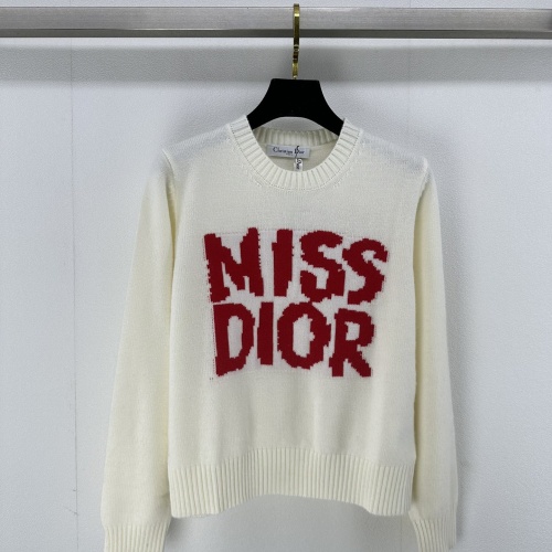 Wholesale Christian Dior Sweaters Long Sleeved For Women #1251688 $88.00 USD, Wholesale Quality Replica Christian Dior Sweaters