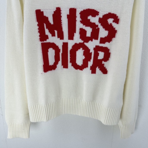 Replica Christian Dior Sweaters Long Sleeved For Women #1251688 $88.00 USD for Wholesale