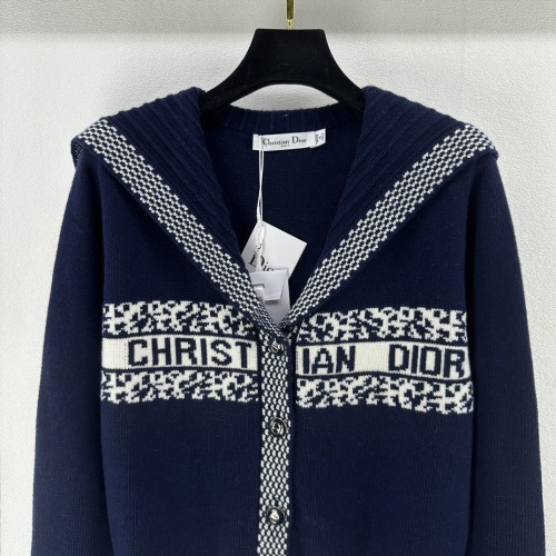 Replica Christian Dior Sweaters Long Sleeved For Women #1251689 $100.00 USD for Wholesale