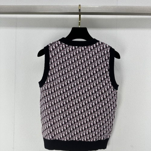 Replica Christian Dior Sweaters Sleeveless For Women #1251697 $80.00 USD for Wholesale