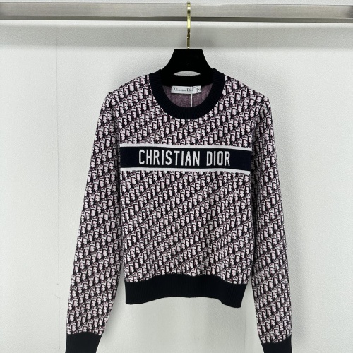 Wholesale Christian Dior Sweaters Long Sleeved For Women #1251702 $96.00 USD, Wholesale Quality Replica Christian Dior Sweaters