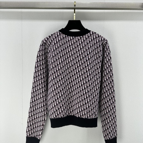 Replica Christian Dior Sweaters Long Sleeved For Women #1251702 $96.00 USD for Wholesale