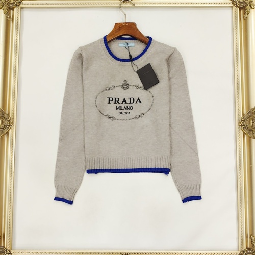 Wholesale Prada Sweater Long Sleeved For Women #1251723 $64.00 USD, Wholesale Quality Replica Prada Sweater