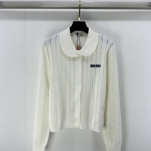 Wholesale MIU MIU Sweater Long Sleeved For Women #1251732 $96.00 USD, Wholesale Quality Replica MIU MIU Sweater