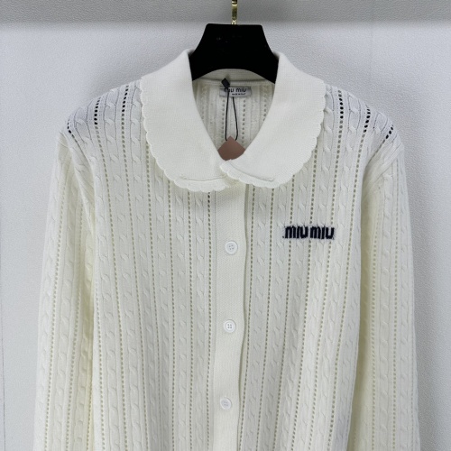 Replica MIU MIU Sweater Long Sleeved For Women #1251732 $96.00 USD for Wholesale