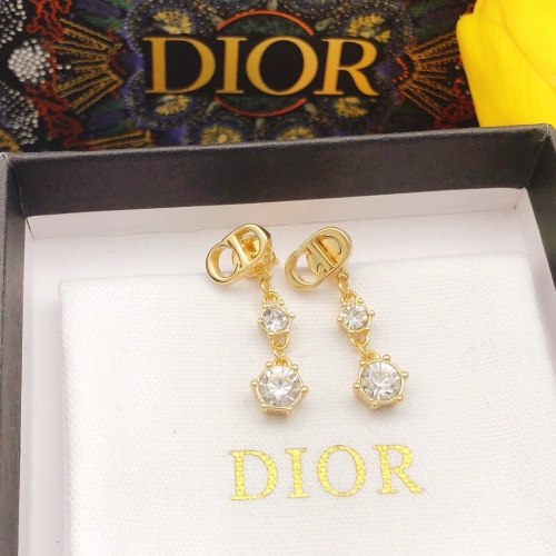 Replica Christian Dior Earrings For Women #1251767 $25.00 USD for Wholesale