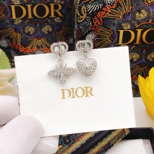 Replica Christian Dior Earrings For Women #1251777 $27.00 USD for Wholesale