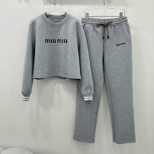 Wholesale MIU MIU Tracksuits Long Sleeved For Women #1251783 $140.00 USD, Wholesale Quality Replica MIU MIU Tracksuits