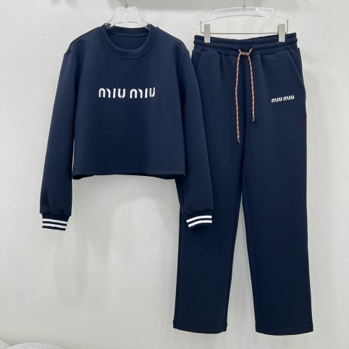 Wholesale MIU MIU Tracksuits Long Sleeved For Women #1251785 $140.00 USD, Wholesale Quality Replica MIU MIU Tracksuits