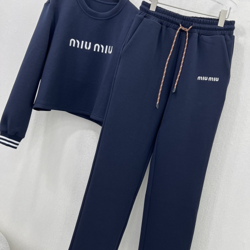 Replica MIU MIU Tracksuits Long Sleeved For Women #1251785 $140.00 USD for Wholesale