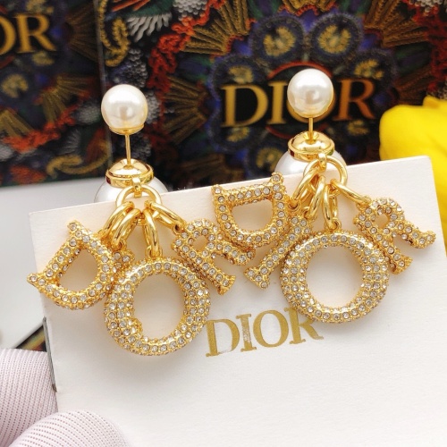 Wholesale Christian Dior Earrings For Women #1251830 $34.00 USD, Wholesale Quality Replica Christian Dior Earrings