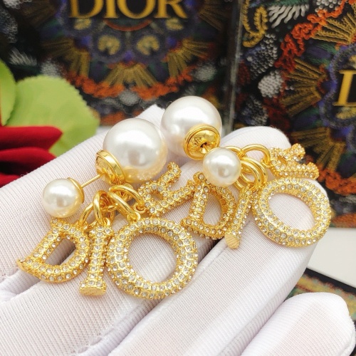 Replica Christian Dior Earrings For Women #1251830 $34.00 USD for Wholesale