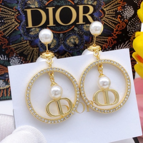 Wholesale Christian Dior Earrings For Women #1251832 $29.00 USD, Wholesale Quality Replica Christian Dior Earrings