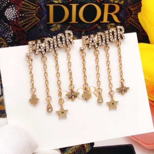 Wholesale Christian Dior Earrings For Women #1251864 $25.00 USD, Wholesale Quality Replica Christian Dior Earrings