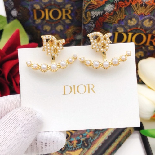 Replica Christian Dior Earrings For Women #1251870 $27.00 USD for Wholesale