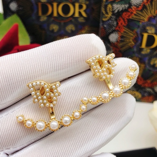 Replica Christian Dior Earrings For Women #1251870 $27.00 USD for Wholesale