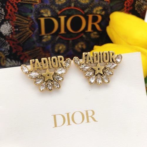 Wholesale Christian Dior Earrings For Women #1251876 $27.00 USD, Wholesale Quality Replica Christian Dior Earrings