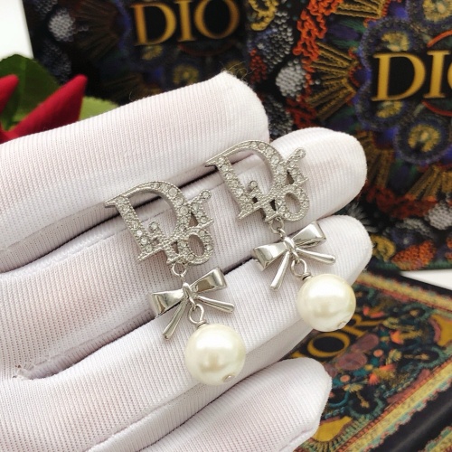 Replica Christian Dior Earrings For Women #1251878 $29.00 USD for Wholesale