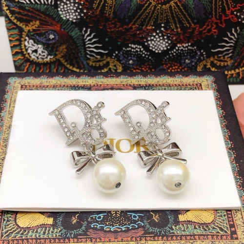 Replica Christian Dior Earrings For Women #1251878 $29.00 USD for Wholesale