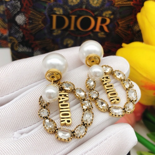 Replica Christian Dior Earrings For Women #1251910 $29.00 USD for Wholesale