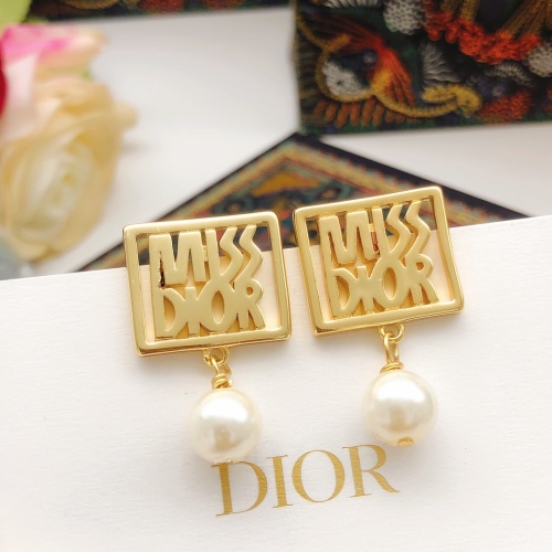 Wholesale Christian Dior Earrings For Women #1251937 $27.00 USD, Wholesale Quality Replica Christian Dior Earrings